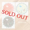 Fin-ch globe sticker (フィンチグローヴステッカー)