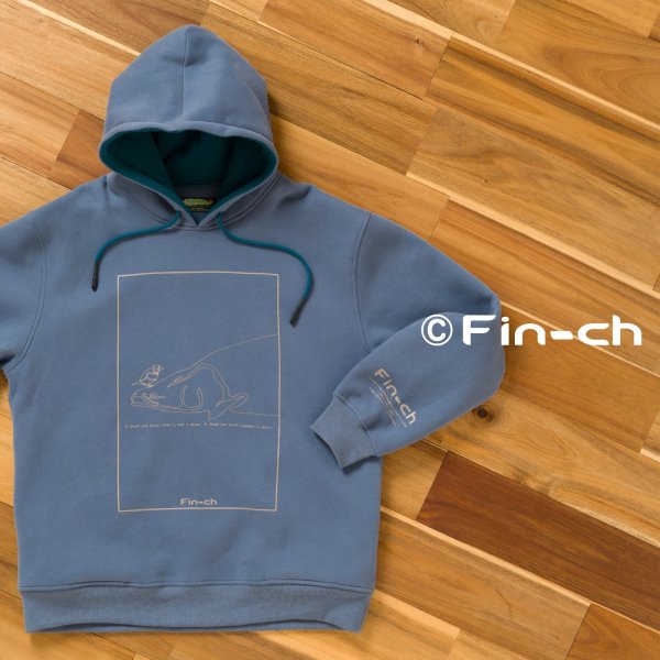 画像2: Rabida Sweat Hoodie(ラビダ スウェット フーディー)千草色（ちぐさいろ）