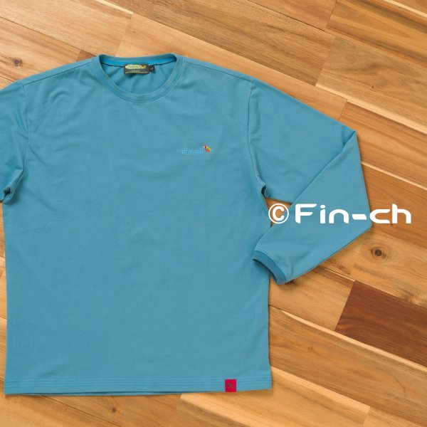 画像2: Isabela10 Lagoon cotton loosely（イサベラ10ラグーンコットンルースリー）花浅葱色（はなあさぎ）